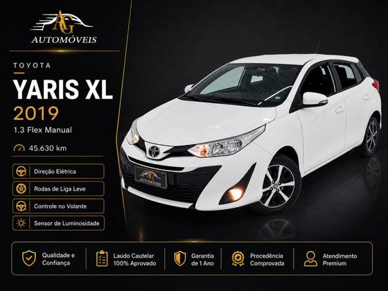 TOYOTA YARIS 1.3 16V FLEX XL MANUAL TOYOTA YARIS 1.3 16V FLEX XL MANUAL